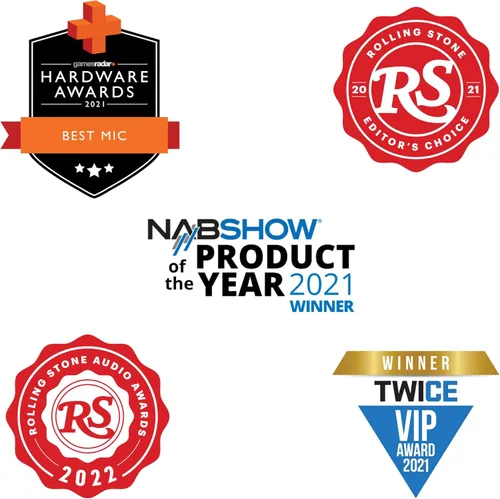 Vista 5 de Shure MV7 - Micrófono USB para Podcast para podcasting, grabación, transmisión en vivo y juegos, salida de auriculares integrada, micrófono dinámico