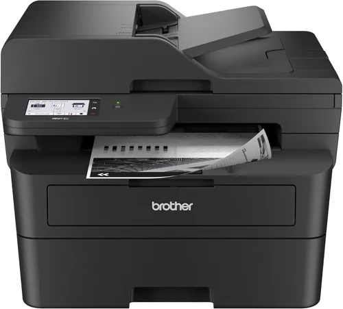 Vista 8 de Brother MFC-L2900DW XL Impresora láser compacta monocromática inalámbrica todo en uno con copia y escaneo dúplex, fax, blanco y negro Incluye