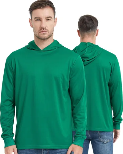 Vista 8 de ProtectX Sudadera ligera de manga larga con protección solar de alta visibilidad, UPF 50+ de secado rápido, camisa SPF UV, ropa activa