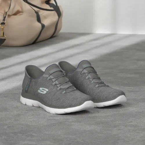 Vista 5 de Skechers Zapatillas deportivas Summits Dazzling Haze Hands Free Slip In para mujer