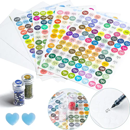 forever young Etiquetas de pintura de diamantes como accesorios de pintura de diamantes para almacenamiento de arte de diamantes, 447 etiquetas