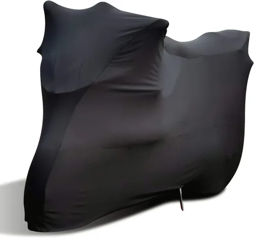 Vista 9 de WinPower Funda elástica para motocicleta de interior, a prueba de polvo, para motocicletas, 104 x 41 x 49 pulgadas