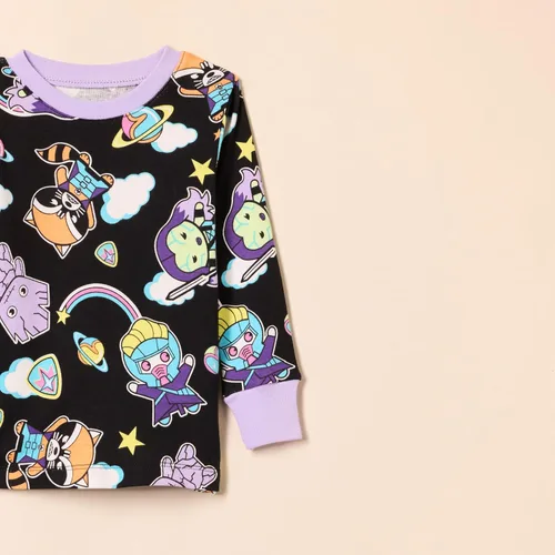 Vista 2 de Tienda Essentials Disney Marvel Star Wars - Conjunto de pijama para bebés, niños pequeños y niñas (cebra previamente manchada), paquetes múltiples
