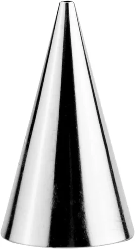 Vista 6 de Restaurantware Pastry Tek - Punta redonda redonda para glaseado – #2 Punta de glaseado de acero inoxidable resistente a la corrosión, apta