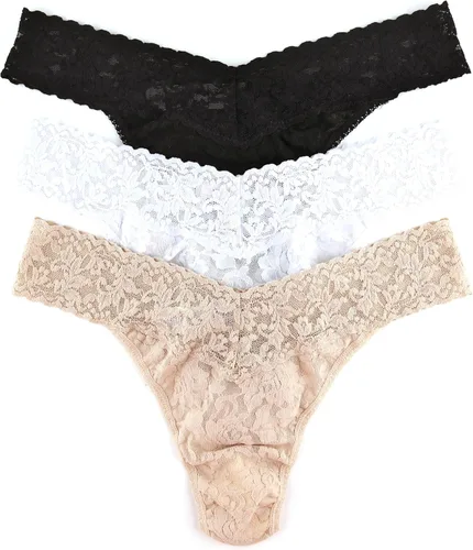 Vista 8 de hanky panky - Tangas originales de encaje Ropa interior para mujer, lencería de encaje Paquete de 3 o 5 Bcbl