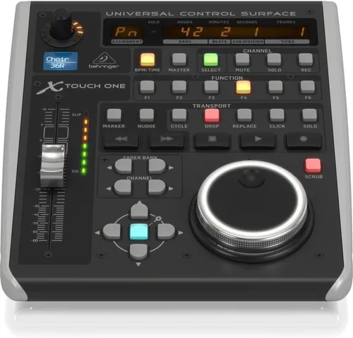 Vista 2 de Behringer X-TOUCH ONE Superficie de control universal con atenuador de motor sensible al tacto y tira LCD