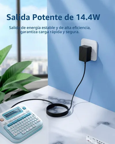 Vista 6 de Nicpower Adaptador de CA apto para Brother P-Touch PT-D210 PTD220 PT-D200G