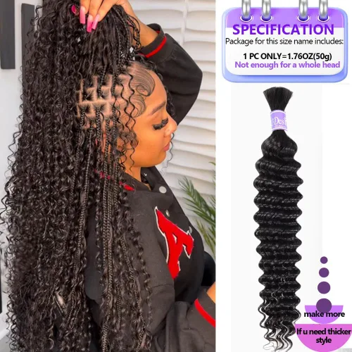 Vista 52 de Extensiones individuales de cabello humano rizado virgen brasileño Jerry rizado ondulado, un paquete de extensiones de cabello sin procesar grado