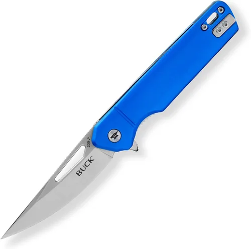 Vista 7 de Buck Knives 239 Infusion, cuchillo de bolsillo plegable con hoja de punta, mango de aluminio, clip para bolsillo