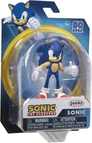 Vista 8 de Sonic The Hedgehog - Figura de acción de Sonic de 2.5 pulgadas, juguete coleccionable, 3 años