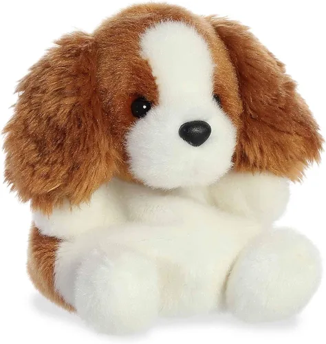 Vista 2 de Aurora® Adorable Palm Pals™ Lady Spaniel™ Animal de peluche - Tamaño bolsillo - Diversión coleccionable - Marrón 5 pulgadas