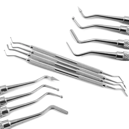 Vista 11 de MEDSPO Taponador de llenado compuesto profesional de sondas dentales William Who Explorer Root Pulp Canal Spreader Scaler Removedor de sarro