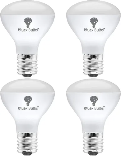 Paquete de 4 bombillas LED R14 de 4W base E17 mini reflector luz de inundación bombilla regulable 2700K blanco cálido - equivalente a 40W - bombilla