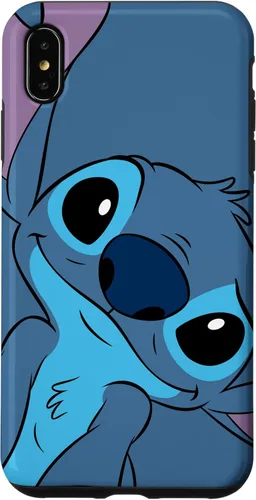 Vista 11 de Disney Lilo y Stitch Linda Carátula de Stitch en Color Gris Pizarra para iPhone 17