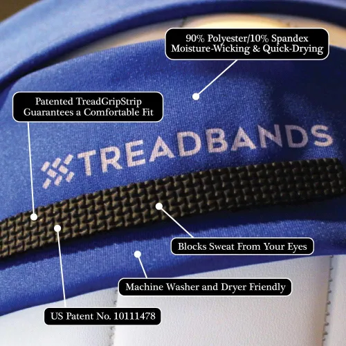 Vista 5 de TREAD BANDS - Bandana antideslizante, todo terreno, se puede atar, TreadBands, diseños.