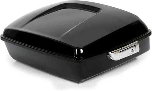 Vista 19 de ECOTRIC King Tour Pack Baúl de Equipaje con Parrilla Superior y Respaldo Compatible con Harley Touring Road King Electra Glide Road Glide Street