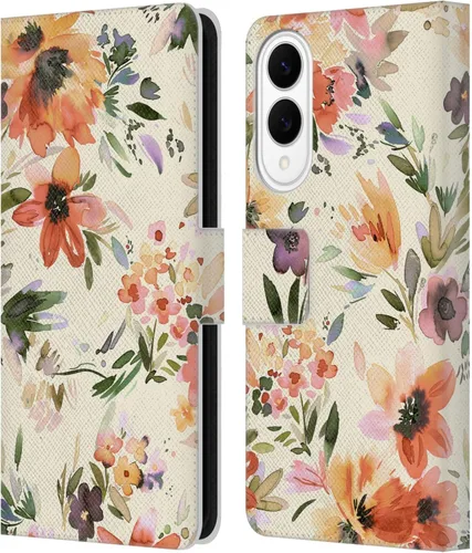 Vista 153 de Head Case Designs Officially Licensed Ninola Butterfly Nature Spring Floral Leather Wallet Case Compatible with Samsung Galaxy A07 4G
