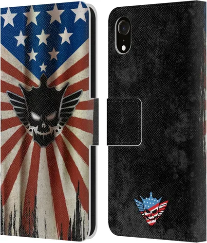 Vista 83 de Head Case Designs Officially Licensed WWE American Nightmare Flag Cody Rhodes Leather Wallet Case Compatible with Apple iPhone 7 Plus/iPhone 8 Plus