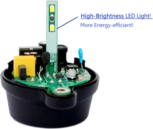 Vista 5 de IP54 resistente a la intemperie 12V-240V AC/DC Universal LED intermitente luz de advertencia lámpara de alarma para abridor de puerta y apertura