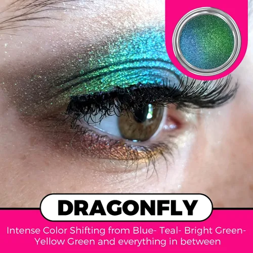 Concrete Minerals Sombra de ojos multicromo, cambio de color intenso, de larga duración sin arrugas, 100% vegano y libre de crueldad, hecho a mano