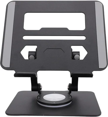 Vista 8 de POCREATION Adjustable Tablet Stand Tablet Holder with 360 Rotating Base & Foldable Design for 5.8 to 12.9 Inch EReaders (Black)