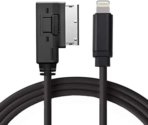 Wahbite AMI MMI MDI - Cable adaptador de interfaz auxiliar para iPhone 13 12 11 Xs Max XR X 8 7 6 compatible con Audi A3/A4/A5/A6/A8/S4/S6/S8/TT,