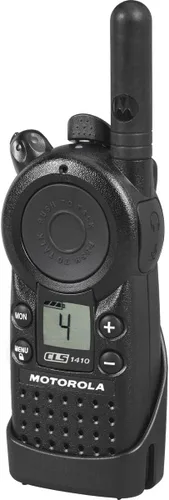 Vista 5 de Motorola Radio de dos vías 5 millas profesional 4 canales UHF , Negro