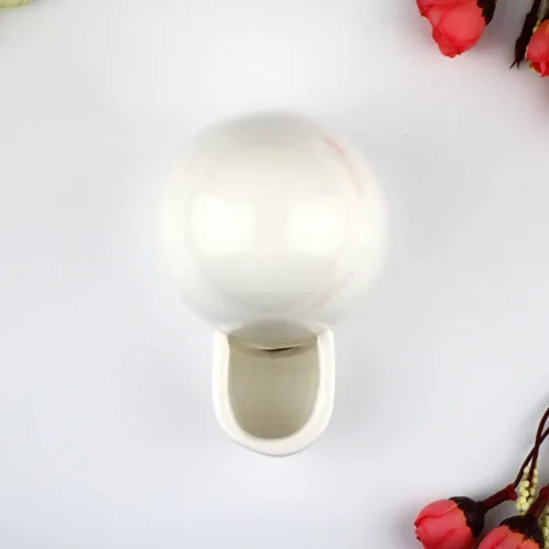 Vista 4 de Dahey Drinking Water Feeder Ceramics Slient Bottle Waterer Automatic Small Pets for Hamster Hedgehog Chinchilla Ferret Small Guinea Pig, White, 8Oz