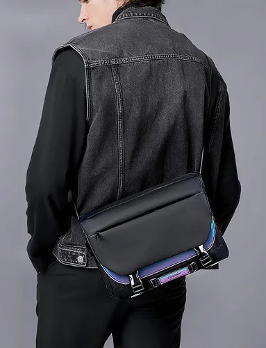 Vista 9 de Cwatcun Bolsa impermeable lateral para cámara de acceso rápido, DSLR/SLR/SLR/Bolsa de fotografía sin espejo con soporte de trípode para cámaras