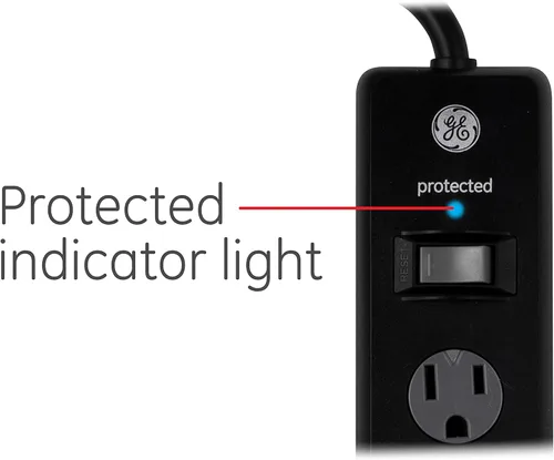 Vista 30 de GE Protector SurGE de 6 tomas, cable de extensión de 15 pies