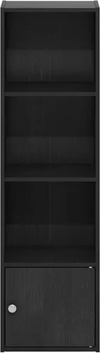 Vista 371 de Furinno - Estantería de cubos de 5 niveles serie Luder para libros y almacenamiento, color roble francés