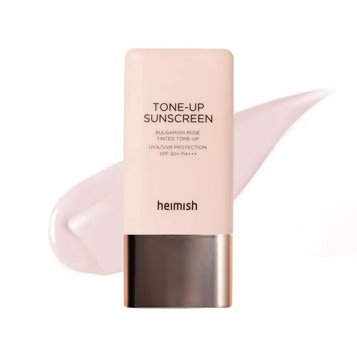 HEIMISH Bulgarian Rose Tinted Tone-up Sunscreen - SPF 50+ PA+++, Multipurpose Tone Up Sunscreen, Primer, Makeup Base for face, Lightweight,