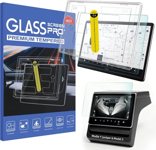 OZPYKAE Protector de pantalla Highland para Tesla New Model Y Juniper 2025 y Model 3 (2024-2026), protector de pantalla Highland, protector de