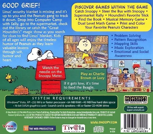 Vista 2 de Cacahuetes Wheres la manta Charlie Brown