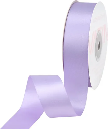 Vista 114 de VATIN - Cinta de satén de doble cara beige de 1/4", 25 yardas continuas, cinta de poliéster beige para ramo de lazos, envoltura de regalos, arreglo