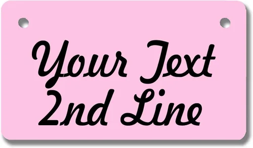 Vista 27 de Carpe Diem Designs placa frontal personalizable para matrícula/tocador, fabricada en Estados Unidos., Aluminio