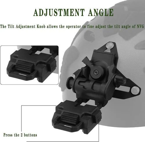 Vista 3 de Night Vision L4G69 - Soporte para casco táctico de Airsoft NVG para gafas de visión nocturna PVS15 PVS18 GPNVG18