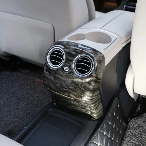 Vista 5 de YIWANG Cubierta de marco de ventilación de aire trasero ABS cromado para Mercedes Benz Clase E W213 2016-2020 Accesorios para automóviles