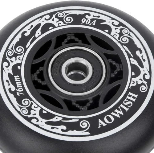 Vista 8 de Ruedas Ripsurf 90a de 2.992 in con rodamientos ABEC-9 para RipStik DLX Caster Board, Deluxe Junior Skateboard, 2 ruedas pivotantes, patineta