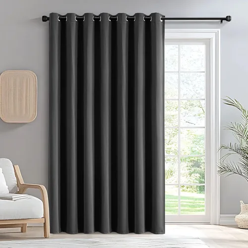 Vista 17 de IGEMAEVE Cortinas opacas de tamaño personalizado para dormitorio, 100 % opacas, 1 panel, aislamiento térmico, cortinas de oscurecimiento