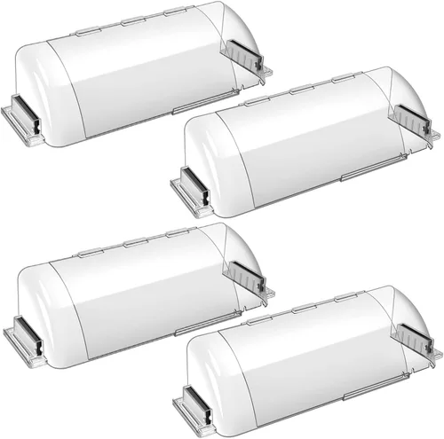 Vista 8 de Deflectores magnéticos de aire y calor, deflector de ventilación ajustable de 9"-15.5" para pared lateral, registros de techo y rejillas