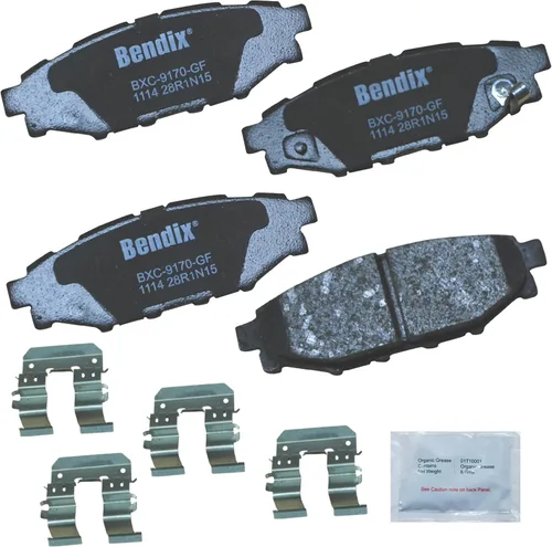 Vista 76 de Pastillas de Freno Traseras Cerámicas Bendix Priority1 CFC1510 para INFINITI QX56 2013-2011, QX80 2024-2014, Nissan Armada 2023-2017