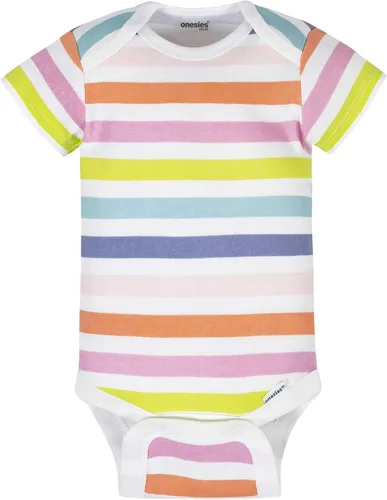 Vista 5 de Onesies Brand baby-girls 8-pack Short Sleeve Mix & Match Bodysuits