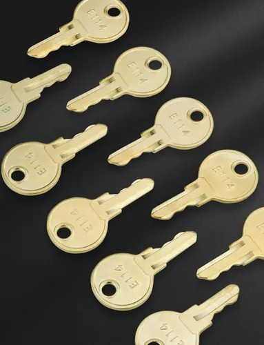 Vista 4 de Llaves para dispensador de papel higiénico E114, 10 unidades E-114 reemplazo de llaves de toalla de papel