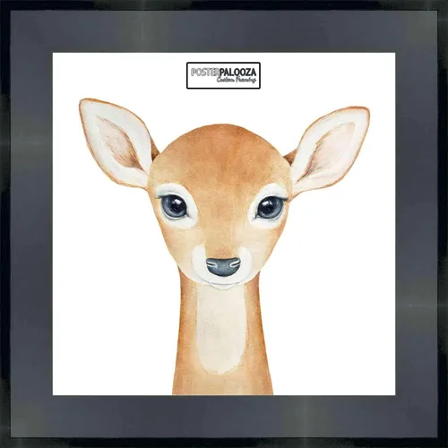 Vista 4 de Poster Palooza 5x5 Inch Contemporary Black Complete Wood Square Picture Frame with UV Acrylic Plexiglass, Foam Board Backing & Hardware Included