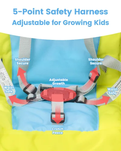 Vista 3 de Sandinrayli Trona de bebé, Trona 3 en 1 para bebés y niños pequeños, Trona convertible para niños pequeños, Trona ajustable para alimentación