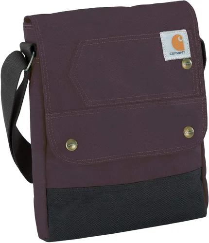 Vista 2 de Carhartt, Durable, Adjustable Crossbody Bag with Flap Over Snap Closure