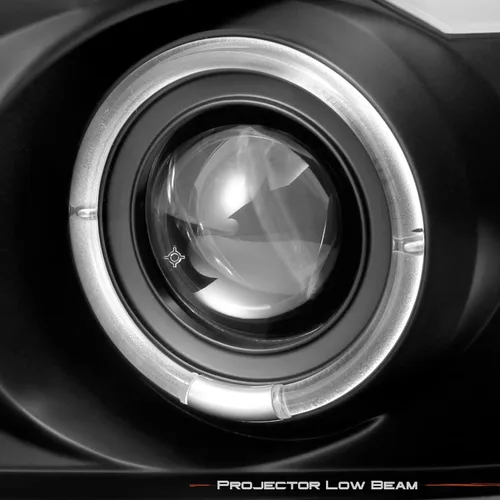 Vista 7 de Ford F150 F-150 Pickup Negro Bisel Doble de Halo LED G2 Proyector Faros delanteros para lámparas frontal Repuestos