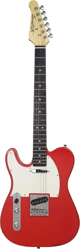 Vista 2 de Sawtooth Classic ET 60 - Guitarra eléctrica zurda con cuerpo de ceniza, Habanero