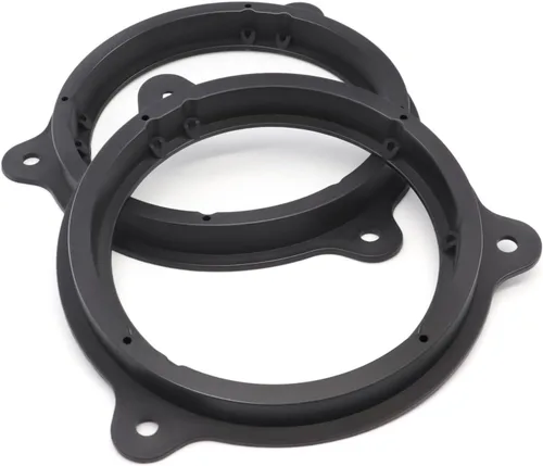 Vista 9 de Anillo de soporte de adaptador de altavoz de plástico negro de 6.5 pulgadas para Nissan / Infiniti